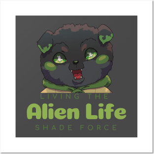 Cute Alien Puppy: Living the Life (With Alto-Milano) Posters and Art